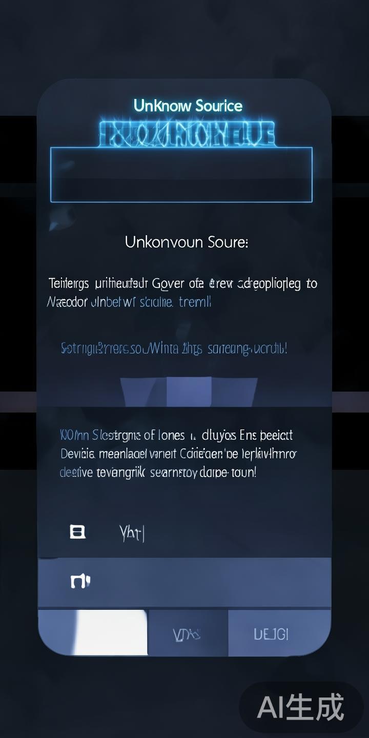 若出现“不明来源”的提示，可以进入设备“设置”——